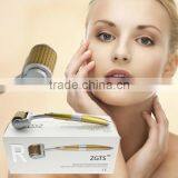 2015 Wholesale 192 Needles ZGTS Titanium Micro Needle Golden Derma Roller System thumbnail-1