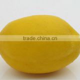 Artificial fake fruit yellow lemon props/Yiwu sanqi craft factory