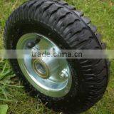 8 Inch Solid Wheel Barrow Wheel /2.50-4 Rubber Caster Wheels for Hand Trolley thumbnail-4