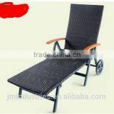 Garden Rattan Sun Lounge thumbnail-1