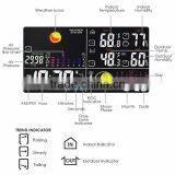 2 Wireless Sensors Weather Station WWVB DCF RCC Indoor Outdoor Temperature Thermometer With Air Presurre Trend Indicator thumbnail-5