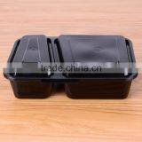 The Reason Why 2 Compartment Plastic Lunch Food Packing Container With Clear Lid thumbnail-4