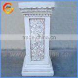 Rose Designed Fiberstone/ Fiberglass Column for Flower Pot thumbnail-1