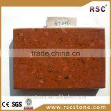 China Artificial Marble Sheets in Red Color