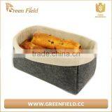 Felt Bread Basket ,felt Storage Bread Basekt With Fabric thumbnail-2