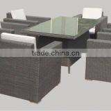 7 Pcs PE Wicker Dining Set/ PE Rattan Dining Table Set/ Outdoor Furniture