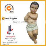 8 Inch Catholic Religious Polyresin Baby Jesus Figurine thumbnail-5