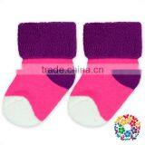 Baby Boys And Girls Winter Socks Adding Cashmere Stripe And Dots Leg Warmers thumbnail-1