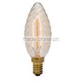 E27 Edison C35 Twist Filament Light Bulb thumbnail-4