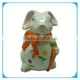 Easter Ceramic Rabbit Decoration Gift thumbnail-1