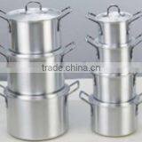 Hot Sale Different Handle Cookware Set Satin Aluminum Pot thumbnail-4