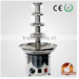 The 4 tiers 8060 stainless steel commercial chocolate fountain in us
