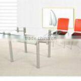 Modern Kitchen Round Table Dining Room Furniture Glass Dining Set thumbnail-6