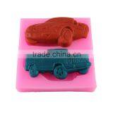 High Quality Silicone Baking Mold Fondant Cake Mold Cake Decoration and Super Sports Car Jeep 1688 Agent