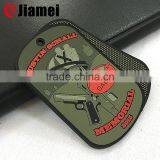 Eco-friendly Rubber Patch Custom Made 3d Label Iron on for Clothing