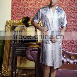 Men's Pajamas,silk Sleepwear, Men's Night-gown thumbnail-1