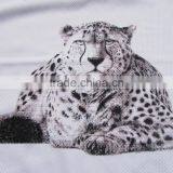 100%polyester Micro Mesh T-shirt ,wildlife Marathon T-shirt With Tiger Printing thumbnail-2