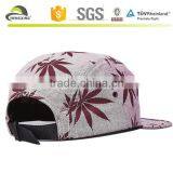 Print 5-Panel Hats Adjustable Buckle 5 Panel Caps thumbnail-2
