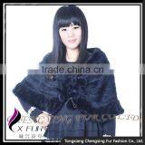 CX-B-M-24H Wholesale In Stock Fashion Mink Fur Shawl, Cashmere Shawl thumbnail-6