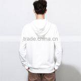 White Print 100% Fleece Polyester Hoodies Wholesale Lightweight Hoodie thumbnail-4