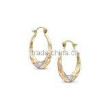 Gold Plated Hoop Earrings thumbnail-1