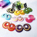 Fashion Wood Earrings, Fashion Wood Jewelry, Fashion Cheap Jewelry thumbnail-1