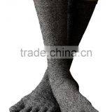 Copper Bamboo Athlete's Foot Control Toe Sock (Black) thumbnail-1