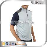 Custom Design High Quality Golf Shirts Quick Dry Zipper Golf Shirt thumbnail-2