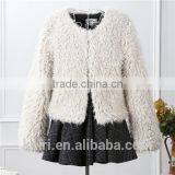 Women Winter Boy Friend Style Faux Fur Coats Fashion Plush Over Coat for Wholesale thumbnail-5