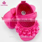 2016 Hottest Ruffle Moccasin Fancy Baby Girls Shoes, Baby Prewalker Shoes LBF2015122301 thumbnail-2