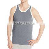 Designer Casual Blank Tops Wholesale Mens Bodybuilding Stringer 95% Cotton 5% Spandex Tank Top thumbnail-2