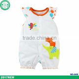 Wholesale 100% combed cotton children cloths bodysuit baby girl romper