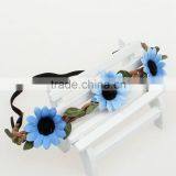 Wedding Flower Elastic Headband ,Bridal Hair Wreath Hair Accessory thumbnail-5