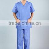 Multiple Colors of Pockets V-Neck Medical Scrubs Tunic and Pants thumbnail-1