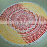 Walson Wholesale Drop Shipping Terry Velour 150cm Round Beach Towel Throw Blanket Belize thumbnail-5