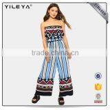 2017 Summer Strapless New Style Sleeveless Casual Fashion Jumpsuit for Women thumbnail-4
