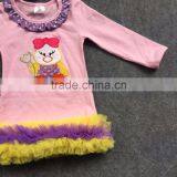 Easter New Design 2016 Girls Dress Summer Dress Popular Holiday Baby Kids Chick Long Sleeve thumbnail-2