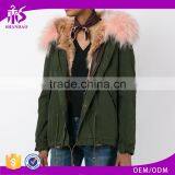 Shandao OEM New Fashion Slim Fit Custom Winter Long Sleeve Faux Fur Coat thumbnail-1