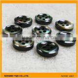 Wholesale Fashion Natural Black Color Garment River Shell Button thumbnail-1