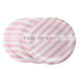 Pink Stripe Pattern Round Paper Food Plates 23.0cm thumbnail-1
