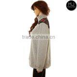 Wholesale New Design Women Quarter Zip Fleece Shep Shirt thumbnail-2