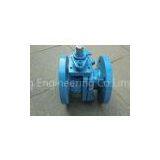 1.6MPa Pressure GG25, GGG40 Ductile Ion Ball Value / Carbon Steel Nut DIN2533 Flange PN16 Cast Iron thumbnail-1