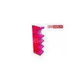 Foods Floor POP Cardboard Display Stand Pink With Four Tier thumbnail-1