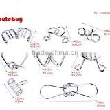 New Intelligent Unlock Metal Wire Puzzle Educational Alloy Unlock Toy for Kids thumbnail-2