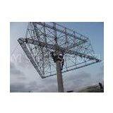 Galvanized Steel Structure Billboard Trivision / Highway Advertisement Board