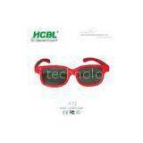 Red polarized 3D glasses for Master image / depthQ / Volfoni / X-mirrow / Passive 3D TVs