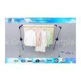 X-type Extending Folding Clothes Rack / Steel Hanging Clothing Racks and Stands