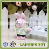 Pink Rabbit Mini Stuffed Animal Wholesale Cheap Custom Keychains For Girls thumbnail-6