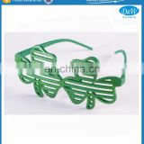 Funny Clover Shape Party Sunglasses for St. Patrick