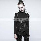 Punk Rave Gothic Black Underbust Corset-body Harness Y-767 thumbnail-2